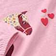 Langarmshirt mit Pferde-Applikation, rosa, Gr. 92 ALANA