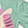 Strickpullover mit Einhorn-Motiv, grün, Gr. 92 ALANA