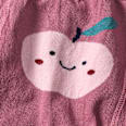 Strumpfhose mit Apfel-Motiv, rosa, Gr. 86/92 ALANA