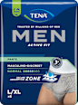 Pants Inkontinenz Men Active Fit grau, Gr. L/XL TENA