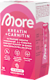 Kreatin + Carnitin Sticks 14 St, Himbeer Geschmack More Nutrition