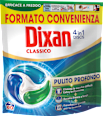 Detersivo lavatrice 4in1 discs classico Dixan