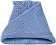 Loop Schal mit Viskose, blau PUSBLU