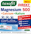 Magnesium 500 + Calcium & Kalium Direkt Granulat 20 St taxofit