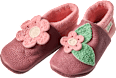 Lederschuhe mit Blumen-Applikation, rosa, Gr. 22/23 ALANA