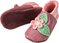 Lederschuhe mit Blumen-Applikation, rosa, Gr. 22/23 ALANA