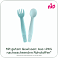 Esslernbesteck blau 2tlg. Nip