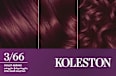 Vopsea permanentă 3/66 Violet arămiu WELLA KOLESTON