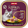 Nassfutter Katze mit Pute & Käse, mildes Menü animonda VOM FEINSTEN
