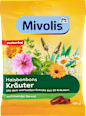 Halsbonbons mit Süßungsmitteln und Kräuterextrakt Mivolis