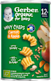 Wavy Chips mrkva a jablko Gerber Organic