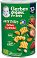 Wavy Chips mrkva a jahoda Gerber Organic