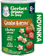 Bio Grain & Grow chrumky jahodové Gerber Organic