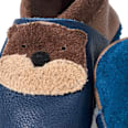 Lederschuhe mit Otter-Applikation, blau, Gr. 20/21 ALANA