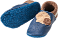 Lederschuhe mit Otter-Applikation, blau, Gr. 22/23 ALANA