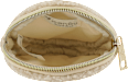 Kosmetiktasche rund beige manòu