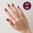 Künstliche Nägel Press Ons Medium Round Chrome Chocolate Maniko
