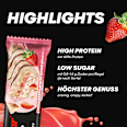 Proteinriegel 40 % + Crisp Strawberry White Choc PowerBar