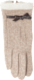 Handschuhe mit Schleife beige (1 Paar) PURSET