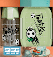 Trinkflasche & Brotdose Kinder Lumo Fussball Set 2tlg SIGG