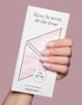 Nálepky na nechty UV Gel Wraps Glazed Blush MISS SOPHIE