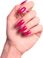 Nálepky na nechty UV Gel Wraps Pink Perfection MISS SOPHIE