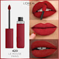 rtěnka Infaillible Matte Resistance 420 Le Rouge Paris  L'ORÉAL PARiS