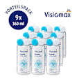 Kontaktlinsen-Pflegemittel Kombilösung (9x360 ml), Vorteilspack Visiomax