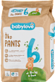 Pannolini a mutandina misura 6 xl (15+ kg) babylove