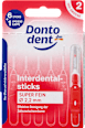 Interdentalbürsten rot 0,5 mm ISO 2 Dontodent