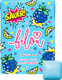 Kaugummi Sour Blue Raspberry bilou