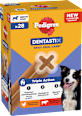 Kausnack Hund Zahnpflege DentaStix für mittelgroße Hunde, Multipack (28 Stück) Pedigree