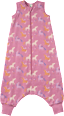 Schlafsack mit Beinen 2 TOG mit Einhorn-Muster, rosa, 110 cm ALANA