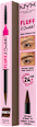 pudrová tužka na obočí Fluff&Snatch Brunette NYX PROFESSIONAL MAKEUP