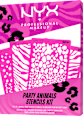 Schablone Party Animals Make-Up Stencils Kit NYX PROFESSIONAL MAKEUP
