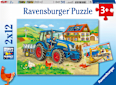 Puzzle Baustelle und Bauernhof Ravensburger
