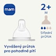 savička střední průtok silikonová, 2m+ mam