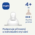 savička s rychlým průtokem silikonová mam