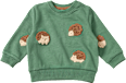 Sweatshirt mit Igel-Muster, grün, Gr. 74 ALANA
