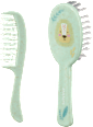 Bürstenset mintgrün Löwe 2tlg babylove