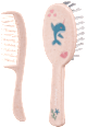 Bürstenset rosa Delfin 2tlg babylove