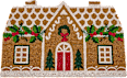 Fußmatte Weihnachtshaus (60x40 cm) BOLTZE