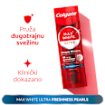 MAX WHITE pasta za zube ULTRA FRESHNESS PEARLS Colgate