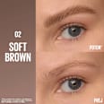 2-v-1 svinčnik za obrvi Brow Inserts™, 02 Soft Brown MAYBELLINE NEW YORK