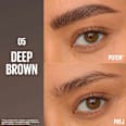 2-v-1 svinčnik za obrvi Brow Inserts™, 05 Deep Brown MAYBELLINE NEW YORK