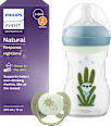 Noćni set s bočicom i dudom Natural, 3 – 6 mj. PHILIPS AVENT