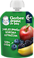 Kapsička jablko, banán, čučoriedka a černica Gerber Organic