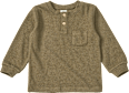 Langarmshirt mit Ripp-Struktur, grau, Gr. 116 ALANA