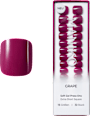 Künstliche Nägel Soft Gel Press Ons Grape Extra Short Square Maniko