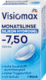 Silikon-Hydrogel Monatslinse Dioptrie -7,50 (6x1 Stück), Vorteilspack Visiomax